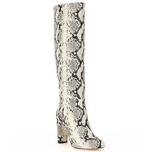 ANTONIO MELANI CORREN SNAKESKIN BOOTS WORN ONCE